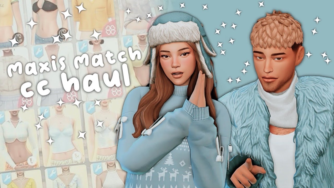 DECEMBER MAXIS MATCH CC HAUL + LINKS🩵 | | The Sims 4 | CC Finds | Maxis Match