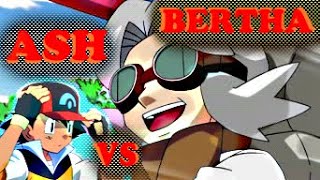 Ash Ketchum vs Bertha!! Sinnoh Elite 4!!