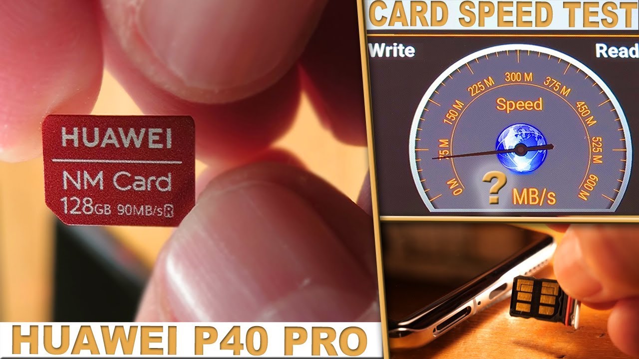 Huawei P40 Pro & Nano Memory Card (How to Insert, Speed Test, X
