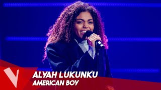 Estelle - 'American Boy' ● Alyah Lukunku | Blinds | The Voice Belgique Saison 11 Resimi