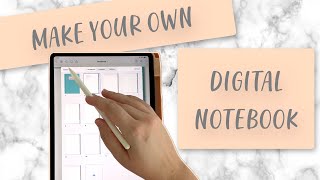 How to Make + Use a DIGITAL NOTEBOOK for your iPad || DIGITAL PLANNER on Keynote || iPad Note Taking