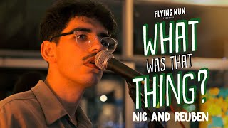 Nic and Reuben Perform Big Wow Live At Flying Nun