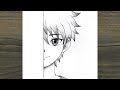 تعلم رسم كيلوا زولديك من أنمي القناص خطوة بخطوة رسم انمي سهل