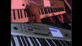 Finesse Bruno Mars Keyboard Synth Cover Sounds Korg Kronos screenshot 4