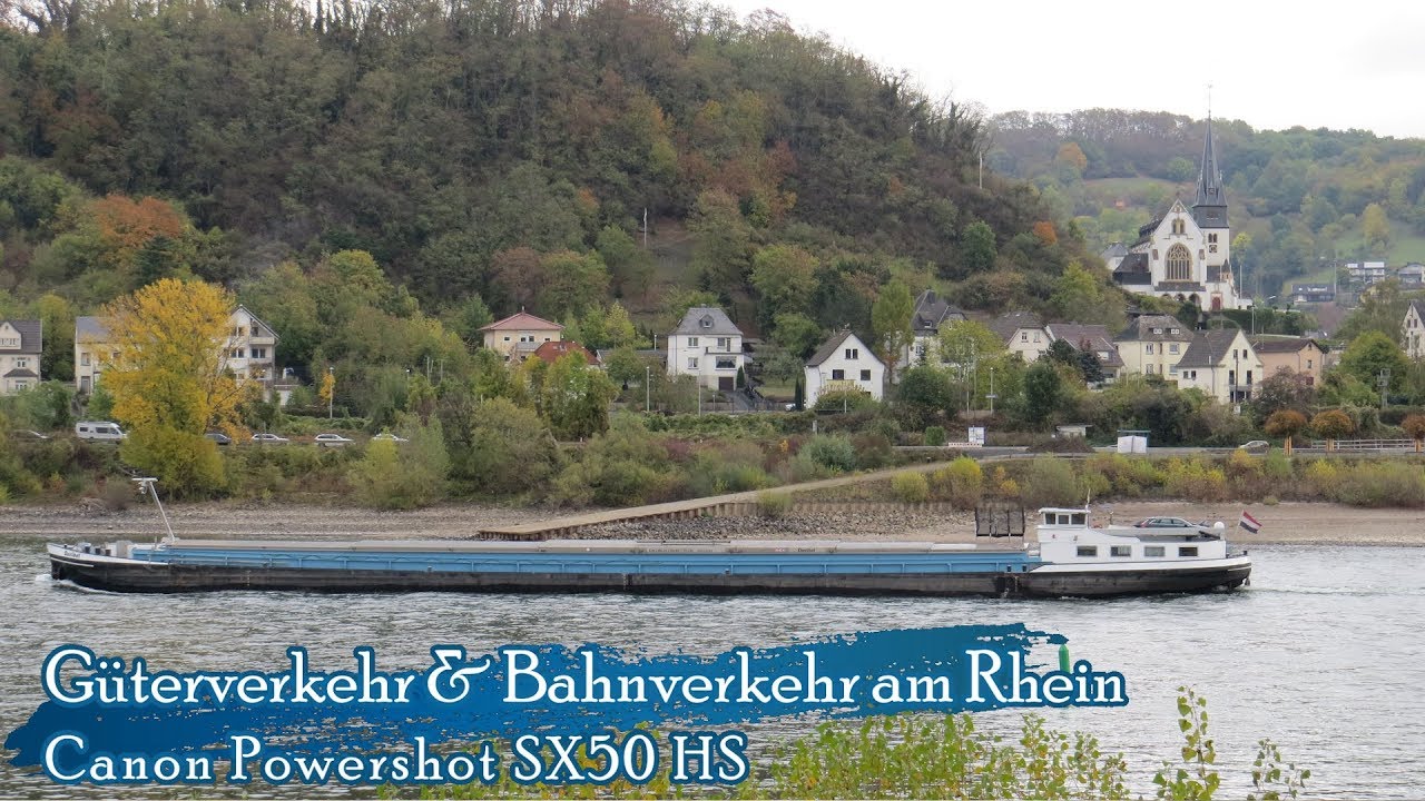 Güterverkehr & Bahnverkehr am Rhein bei Sinzig am 27.10.2018 (Teil 2 ...