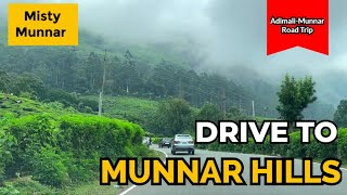 Drive to munnar hills, Kerala | Munnar | Kerala |Adimali-Munnar Road| Road Trip | Munnar drive.