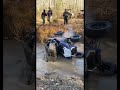 Polaris Razor Takes a PLUNGE in Frigid Water 🥶 #polaris #holdmybeer  #atv #polarisrzr