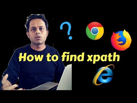 วีดีโอ: ฉันจะค้นหา xpath ขององค์ประกอบใน Chrome ได้อย่างไร