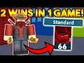 TWO WINS IN ONE GAME ON ROBLOX ARSENAL?!