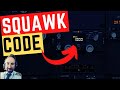 What is a squawk code in aviation