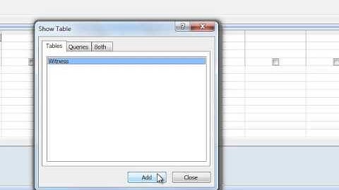 Creating a Query in Microsoft Access - Video Tutorial