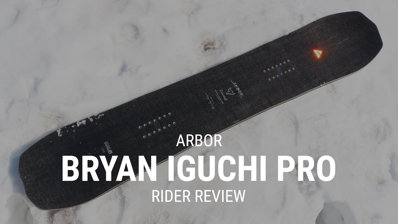 Arbor Bryan Iguchi Pro 2019 Snowboard Rider Review - Tactics - YouTube