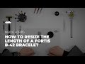 Explained: How to resize the length of a Fortis B-42 bracelet | Tutorial