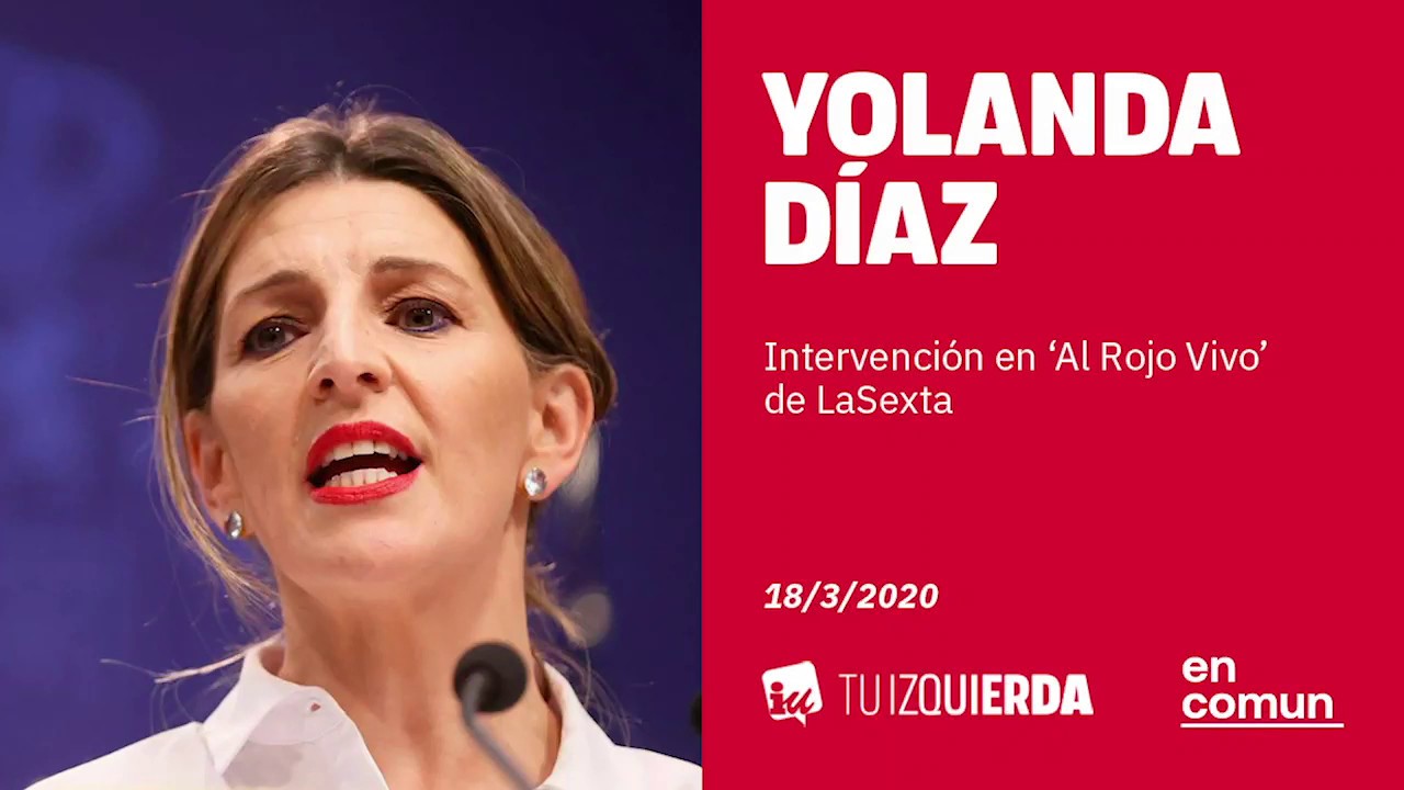 Yolanda diaz habla ingles