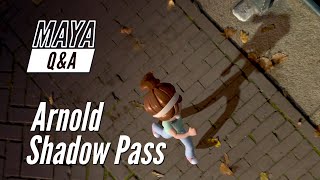 Maya Q&A - Arnold Shadow Pass