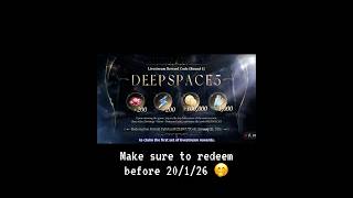 Reward codes for Ver. 5.0! | Love and Deepspace edit - free gifts