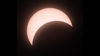 Solar Eclipse April 8th 2024 Van Wert Ohio Nikon P1000 Partial Eclipse with Sun spots