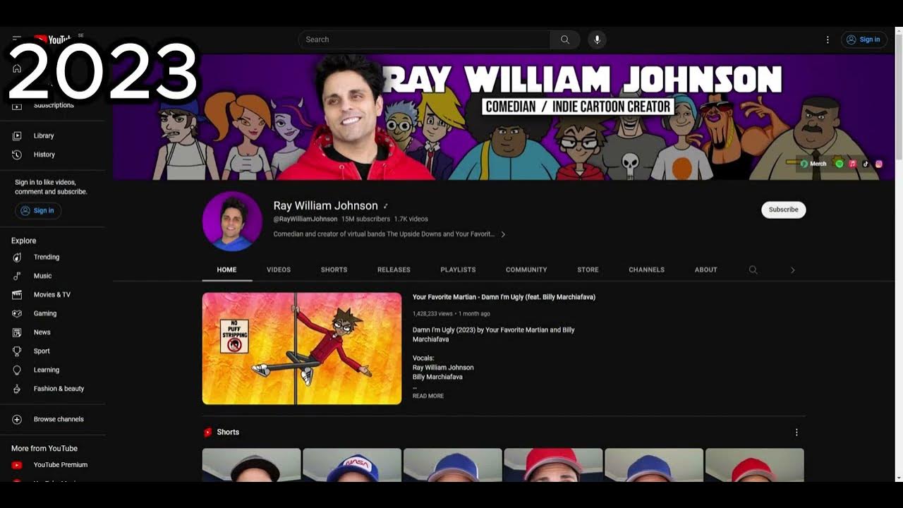 Evolution of Ray William Johnson's channel (2008-2023) - YouTube - How Old Is Ray William Johnson In 2025? YouTube OG Stats