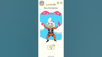 Dop 2(Delete one part)Game Level 645 [ Save the skydiver?] #dop2 #gaming #game #gameplay #gamelevel