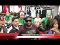 FIGHT BREAKS OUT DANNY GARCIA FLIPS TABLE ON ZAB JUDAH