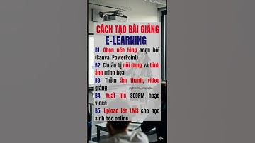CÁCH TẠO BÀI GIẢNG E-LEARNING ĐƠN GIẢN #giaoviencongnghe #ungdungai #ungdungaichogiaovien