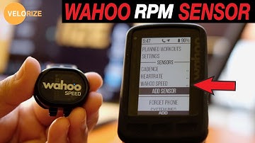 Setup WAHOO Speed Sensor On Road Bike.