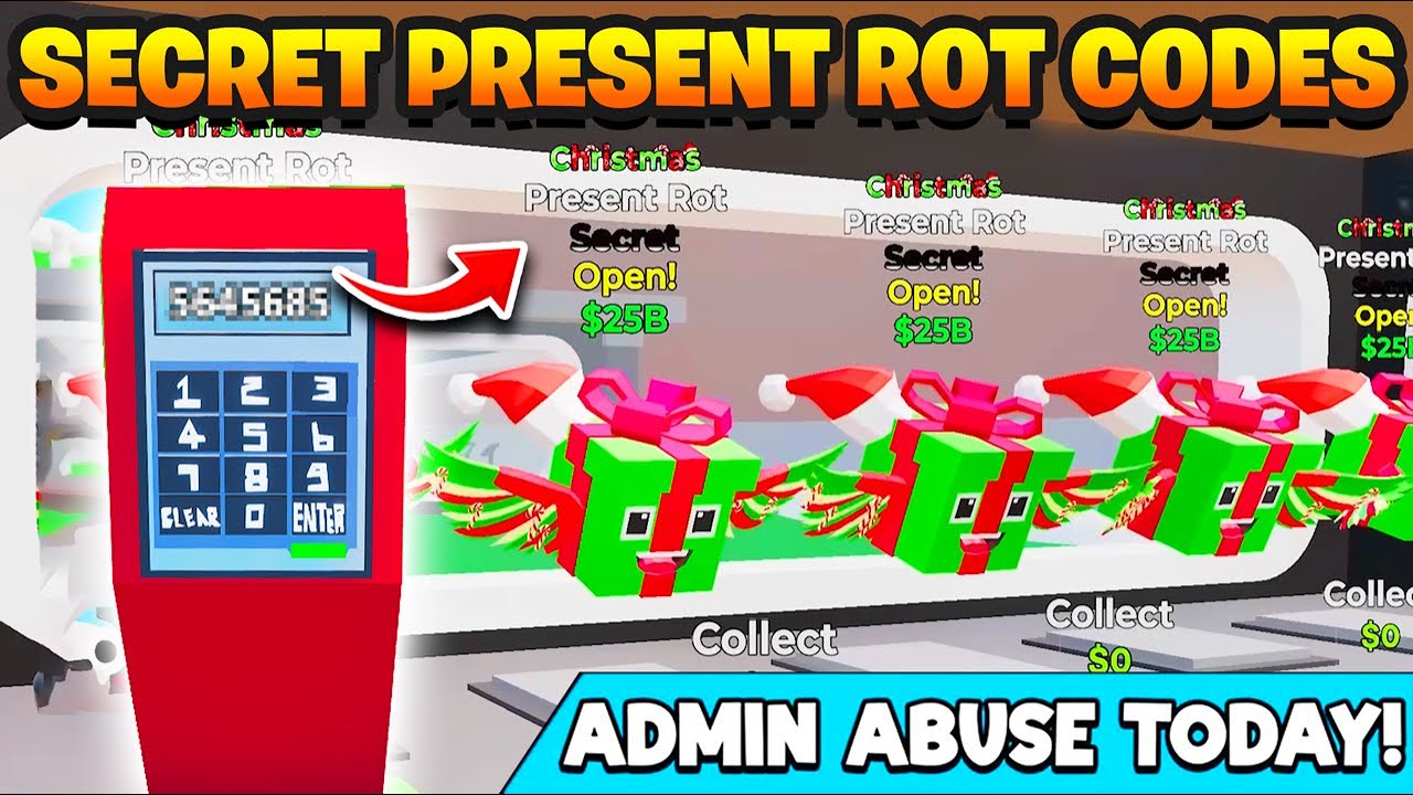 *WORKING* Present Rot Secret Codes in Fortnite Steal The Brainrot New ...