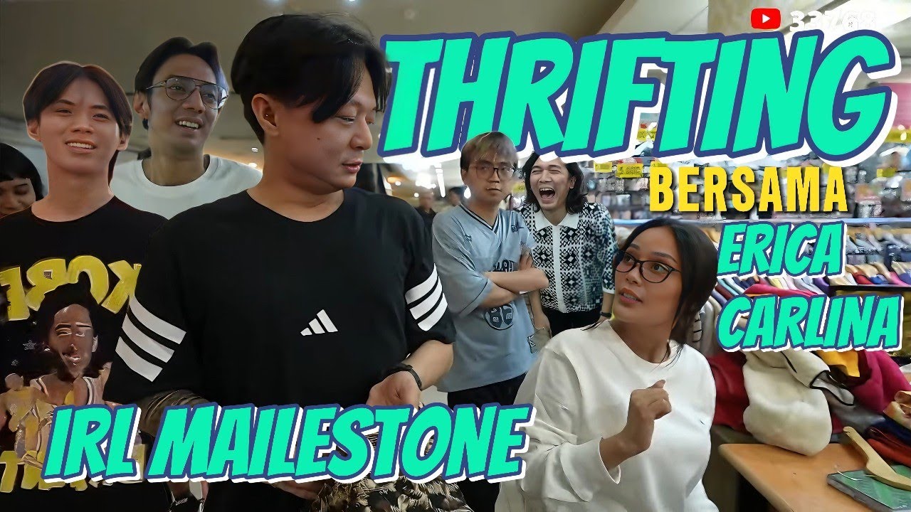 IRL THRIFTING - ERIKA CARLINA CARIIN FASHION UNTUK A4A CLAN! #BUKANMARAPTHON