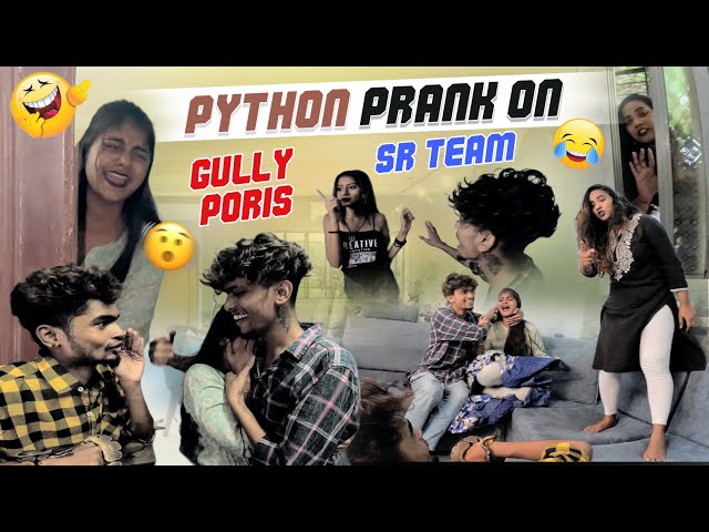 Python Prank On Gully Poris and SR Team 🤣😂🤣||  Bhuvaneswar Machaa || Dont Miss End 🤣 class=