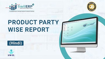 How to View Product Party Wise Report in SwilERP Pharmacy Software