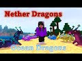 Dragons! Biomes: Dragons in the Ocean, Dragons in the Nether