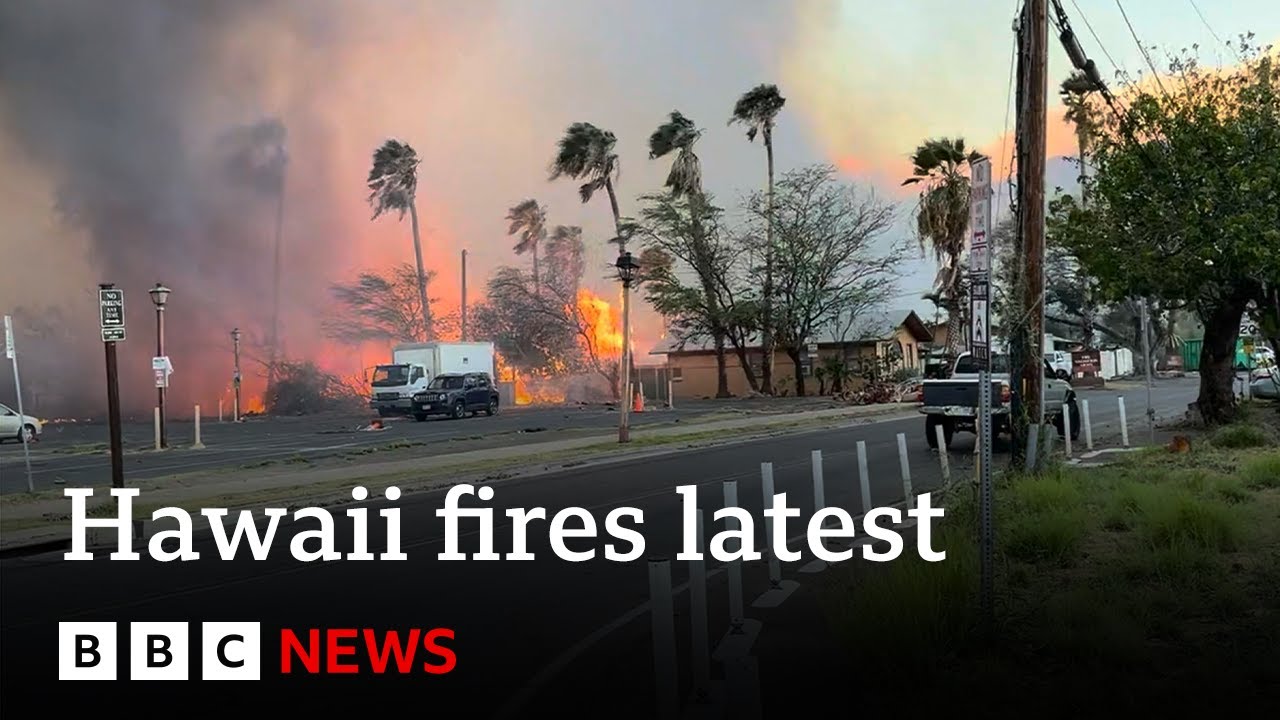 ⁣At least 36 dead as Hawaii fires devastate island of Maui – BBC News