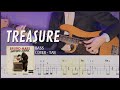 Treasure  bruno mars bass cover with tab