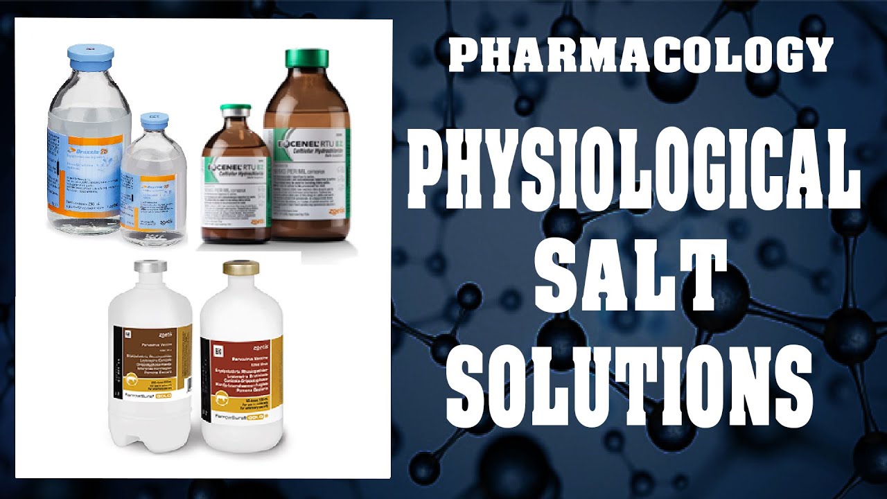 Physiological Salt Solutions Pharmacology YouTube