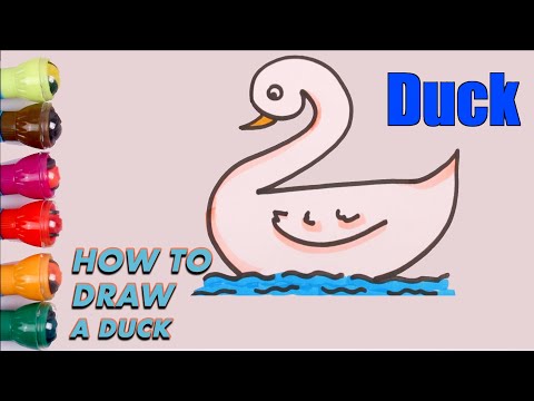 Learn How To Draw A Duck For Kids