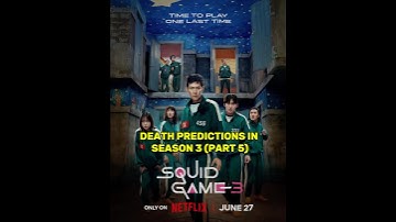 Squid Game 3 Death Predictions (Part 5) | Squid Game 3 | #squidgame #edit #gihun #junho #frontman