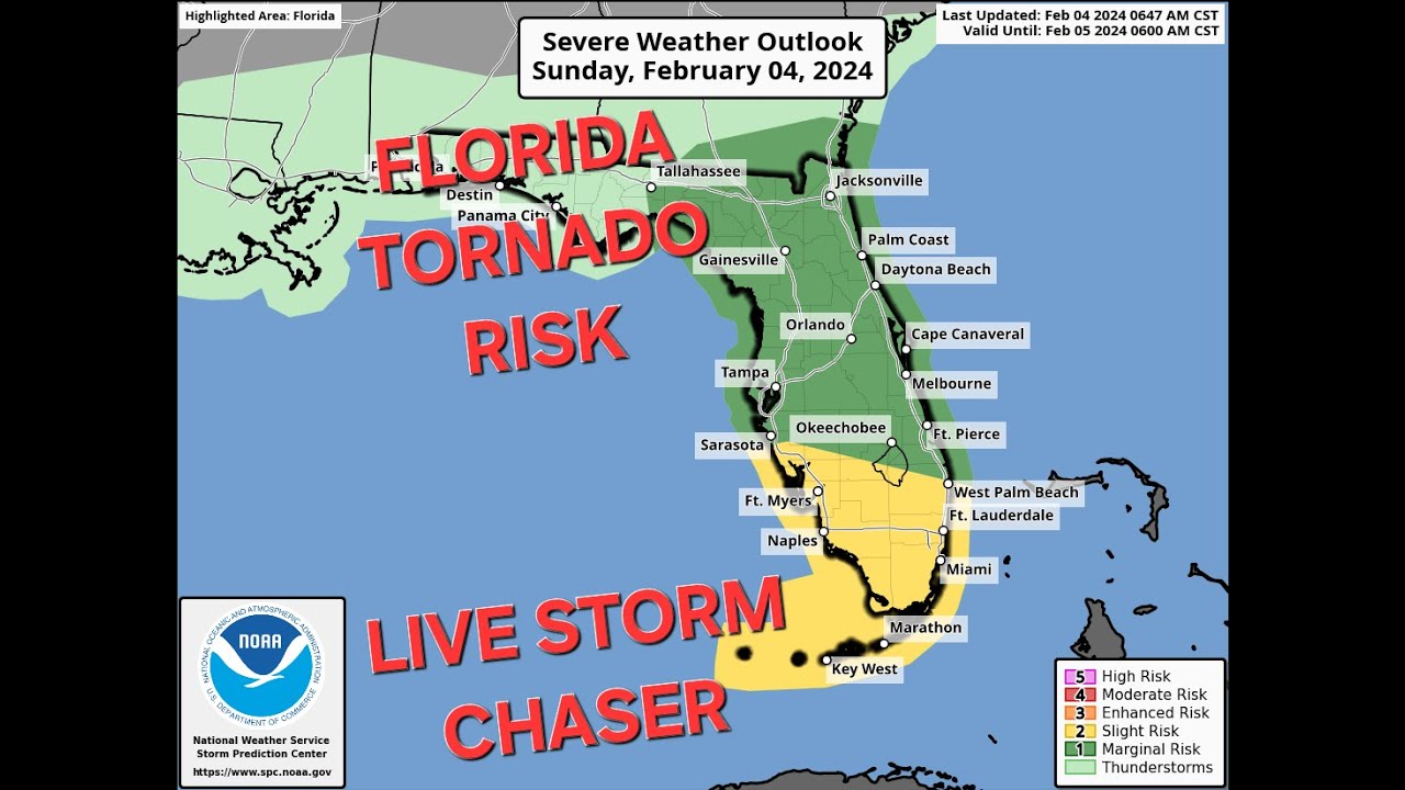 🔴LIVE - Tornado Threat - Florida - Live Storm Chaser - YouTube