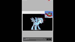 Rocket And Big Jet As Ponies