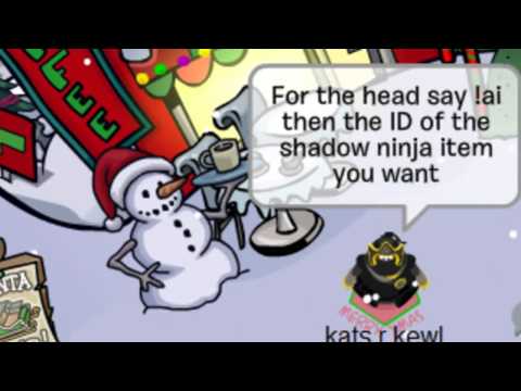 Club Penguin Exclusive-Shadow Ninja Outfit
