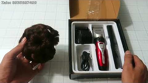 Mở hộp tông đơ cắt tóc Jichen JC-0817 công suất 3W