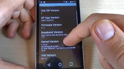 How to enter in HIDDEN MENU on LG K4