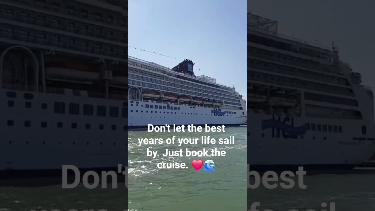 Don't let the best years of your life sail by. Just book the cruise. ❤️#gatetogangwaywithdanandcat