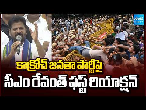 CM Revanth Reddy First Reaction on Cockroach Janta Party | Rahul Gandhi Arrest Issue | Sakshi TV - SAKSHITV