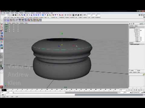 Maya Modeling Basics: NURBS Bishop, pt. 1