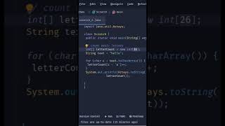 Character frequency array size of English letters screenshot 5