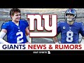 NY Giants Rumors, News on Daniel Jones, Drew Lock, Malik Nabers, Evan Neal, Allen Robinson