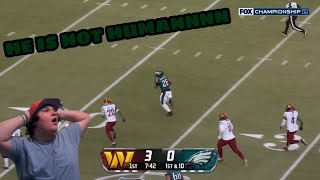 HE IS NOT HUMAN Washington Commanders vs Philadelphia Eagles | 2024 NFC Championship Game Highlights