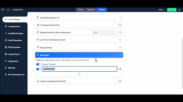 How to Whitelist IP Addresses in Bit Form | WordPress Form Builder Tutorial