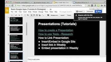 Insert/Embed Presentation into Google Site