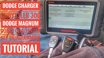 AUTEL MK808 Dodge Chrysler Key Programming  Tutorial
